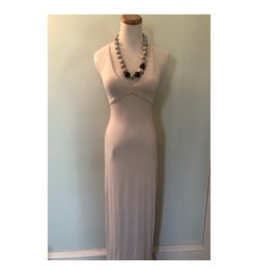[Brandenburg] Ivory Lined Maxi Dress Sz: S
